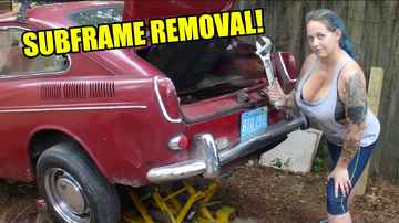 VW Type-3 Subframe Removal - IRS UPGRADE PART 1