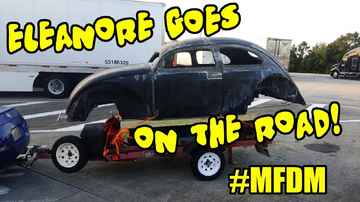 Problems? Eleanore's Road Trip - ROTTEN OLD CHOP TOP 1956 VW BEETLE - 123