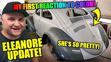 First Color Reveal Update! - ROTTEN OLD CHOP TOP 1956 VW BEETLE - 155