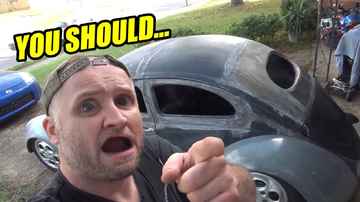Mid Day Q & A- ROTTEN OLD 1956 Chop Top Oval VW Beetle - 1