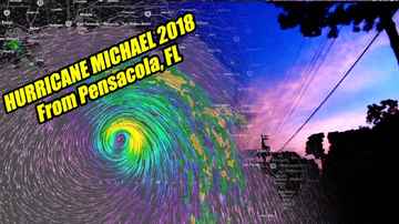 Hurricane Michael Pensacola, FL 2018 HD - Update 2