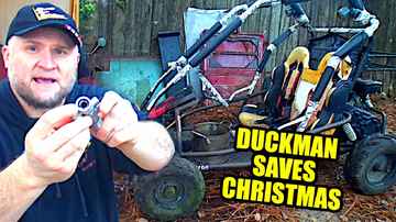 Duckman Saves Christmas - Abandoned KT196 Go Kart - 02