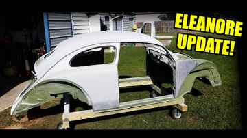Visiting Eleanore at CCC - ROTTEN OLD CHOP TOP 1956 VW BEETLE - 135