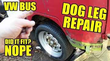 Lower Wheel Arch Repair / Dogleg Replacement - 1967 VW Bus - Gregory - 16