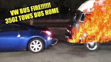 VW Bus Rescue Mission - ENGINE FIRE