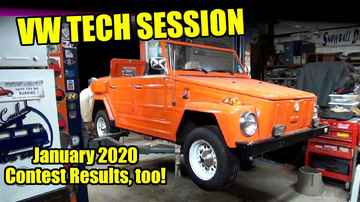 CONTEST WINNER - VW Tech Session - January 2020