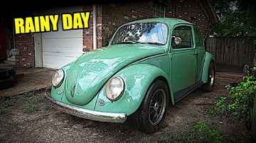 ⚡️Electrical Problems⚡️ - 🌩IN THE RAIN!⛈ - 1972 VW Beetle