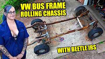 🔧🔨💥Removing Stuck Brake Drums - WHEELS! - 1967 VW Bus Frame Restore - 12