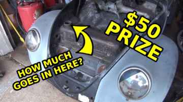 Gas Tank Contest!  - ROTTEN OLD 1956 Chop Top Oval VW Beetle
