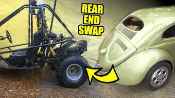 Go Kart VW Beetle Rear End Swap