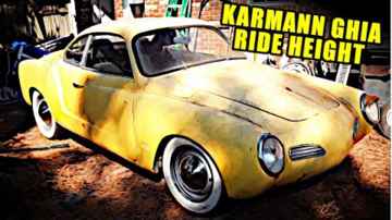 Karmann Ghia Stance and Ride Height #shorts - Q&A 154
