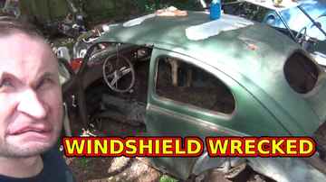ROTTEN OLD 1956 Oval VW Beetle - 4