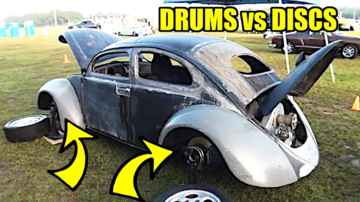 Disc Brakes vs Drum Brakes on an Air-Cooled VW - Midday Q&A 124