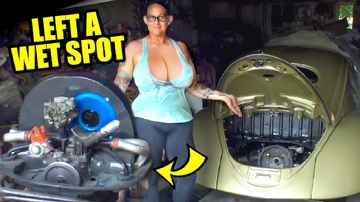 Replace Pushrod Tubes - They Suck -  1956 Chop Top VW Beetle - 173