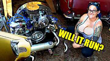 🔥FIRST START🔥 Chrome VW Engine- 1971 VW Karmann Ghia - Part 16
