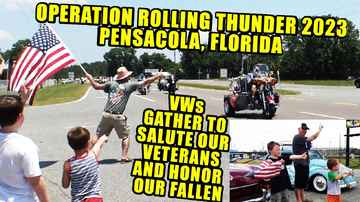 VWs Gather for Operation Rolling Thunder - Pensacola, FL 2023