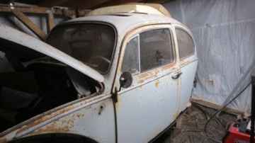 Drivers side Heater channel, 1965 VW Beetle