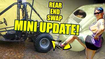 🔧💥VW Beetle Axles in Go Kart and Engine Swap