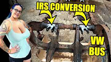 VW Bus Swing Axle to IRS Conversion  - 1967 VW Bus Frame Restore - 08