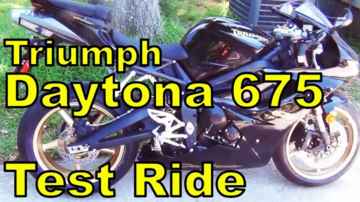 2011 Triumph Daytona 675 Test Ride