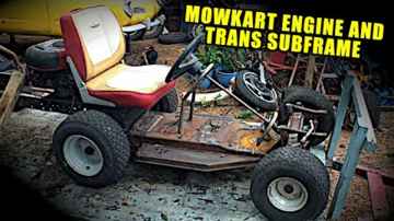 Mowkart Breakdown - Engine / Trans Subframe - 02