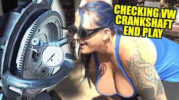 🔧Checking End Play / Replace Clutch💥 -  1956 Chop Top VW Beetle - 175