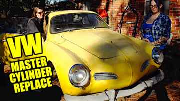 Master Cylinder Replacement- 1971 VW Karmann Ghia - Part 7