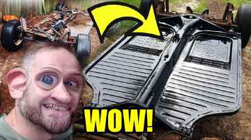 Replace VW Floor Pans in 10 Minutes - (VW Thing)