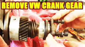VW - Removing Crankshaft Gear