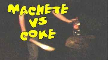 $5.99 Machete vs. Coke Bottle