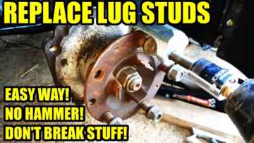 How To Easily Replace Lug Studs