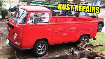 💥💥1968 VW Singlecab Bus Suspension Rust Repairs